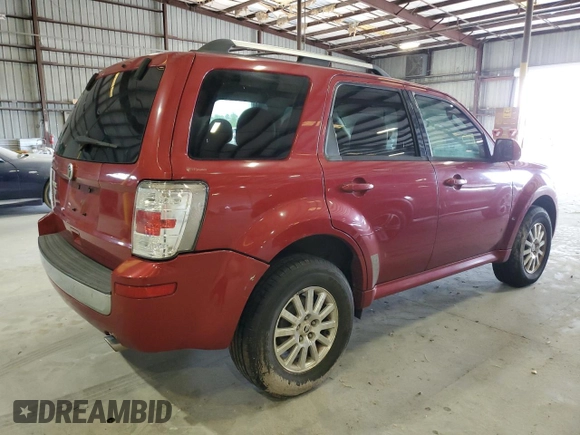 2010 Mercury Mariner Premier with VIN 4M2CN8H78AKJ11460, listed as a Copart auction lot 78660474 with 0 mi miles and Clean Title. Bid and sale history available at carsss.com. Image 3.