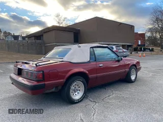1990 Ford Mustang with VIN 1FACP44A8LF156118, listed as a Copart auction lot 41930405 with 58,620 mi miles and Clean title. Bid and sale history available at DreamBid. Image 4.