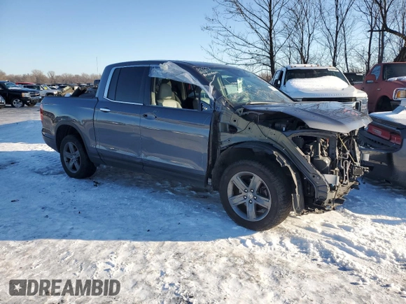 2021 Honda Ridgeline RTL-E с VIN 5FPYK3F74MB023122, выставлен на аукционе Copart как лот 41508155 с пробегом 90 647 миль миль и Списание • Salvage title. История ставок и продаж доступна на DreamBid. Изображение 4.