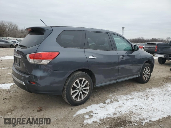2013 Nissan Pathfinder SL with VIN 5N1AR2MN1DC603471, listed as a Copart auction lot 46274285 with 125,978 mi miles and Salvage Title. Bid and sale history available at carsss.com. Image 3.