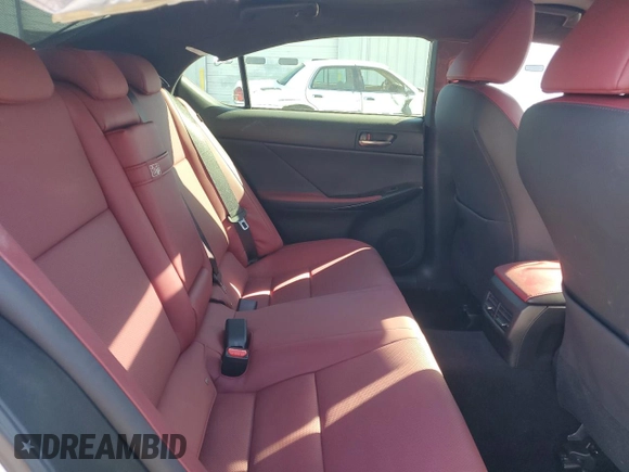 2023 Lexus IS with VIN JTHDA1D20P5123910, listed as a Copart auction lot 49429445 with 18,477 mi miles and Salvage Title. Bid and sale history available at carsss.com. Image 10.