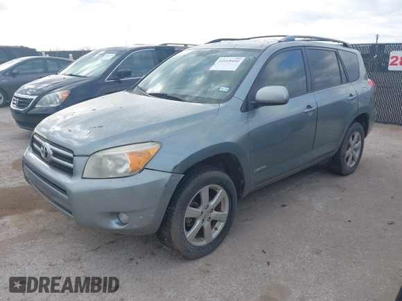 2007 Toyota RAV4 Limited with VIN JTMZD31V476039804, listed as a IAAI auction lot 41919990 with 205,890 mi miles. Bid and sale history available at carsss.com. Image 2.