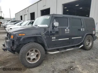 2003 Hummer H2 with VIN 5GRGN23UX3H121939, listed as a Copart auction lot 69503424 with 170,144 mi miles and Salvage Title. Bid and sale history available at carsss.com. Image 1.