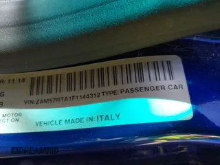 2015 Maserati Ghibli S Q4 z VIN ZAM57RTA1F1144312, wystawiony jako IAAI lot #42336740 z przebiegiem 64 897 mil mil oraz . Historia ofert i sprzedaży dostępna na DreamBid. Obrazek 9.