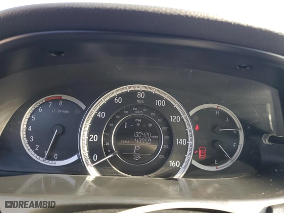 2016 Honda Accord Sedan LX with VIN 1HGCR2F30GA223080, listed as a Copart auction lot 52687775 with 130,420 mi miles and Salvage Title. Bid and sale history available at carsss.com. Image 9.