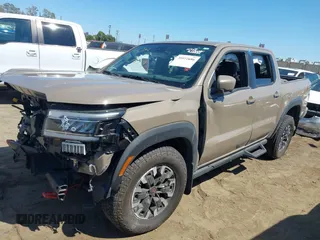 2023 Nissan Frontier Pro-X with VIN 1N6ED1EJ1PN615328, listed as a IAAI auction lot 39972686 with 15,981 mi miles and . Bid and sale history available at DreamBid. Image 17.
