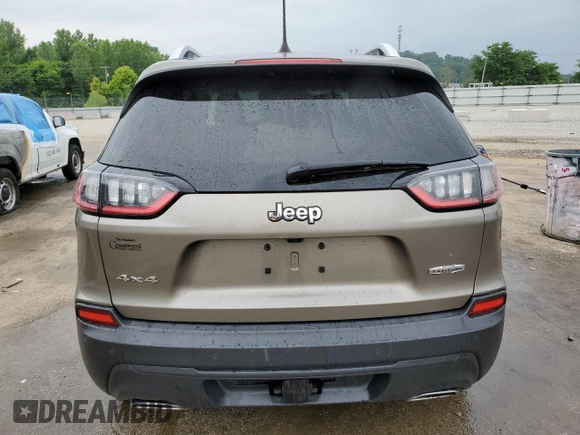 2019 Jeep Cherokee Latitude Plus with VIN 1C4PJMLN0KD384738, listed as a Copart auction lot 60099805 with 52,073 mi miles and Salvage title. Bid and sale history available at DreamBid. Image 6.
