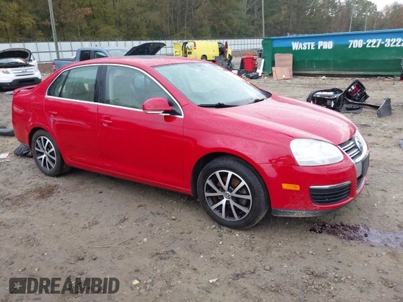 2008 Volkswagen Jetta Sedan SE with VIN 3VWRM71K78M055281, listed as a IAAI auction lot 40735471 with 181,165 mi miles. Bid and sale history available at carsss.com. Image 1.