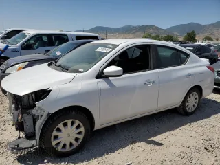 2019 Nissan Versa SV with VIN 3N1CN7AP6KL848833, listed as a Copart auction lot 61809615 with 61,375 mi miles and Salvage title. Bid and sale history available at DreamBid. Image 1.