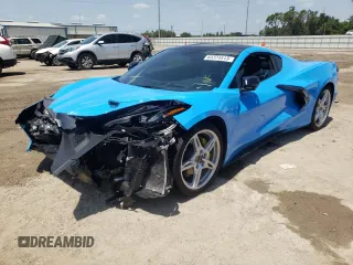2021 Chevrolet Corvette 2LT with VIN 1G1YB2D41M5102091, listed as a Copart auction lot 67711383 with 7,503 mi miles. Bid and sale history available at carsss.com. Image 1.