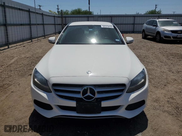 2017 Mercedes-Benz C 300 with VIN 55SWF4JB7HU222188, listed as a Copart auction lot 52375415 with 81,437 mi miles and Salvage title. Bid and sale history available at DreamBid. Image 5.