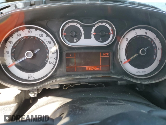 2014 FIAT 500L Trekking with VIN ZFBCFADH4EZ028911, listed as a Copart auction lot 72002594 with 59,245 mi miles and Salvage Title. Bid and sale history available at DreamBid. Image 9.