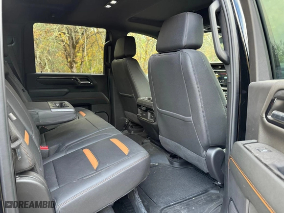 2024 GMC Sierra 3500HD AT4 with VIN 1GT49VEY7RF220023, listed as a Copart auction lot 81771014 with 16,331 mi miles and Salvage Title. Bid and sale history available at carsss.com. Image 6.