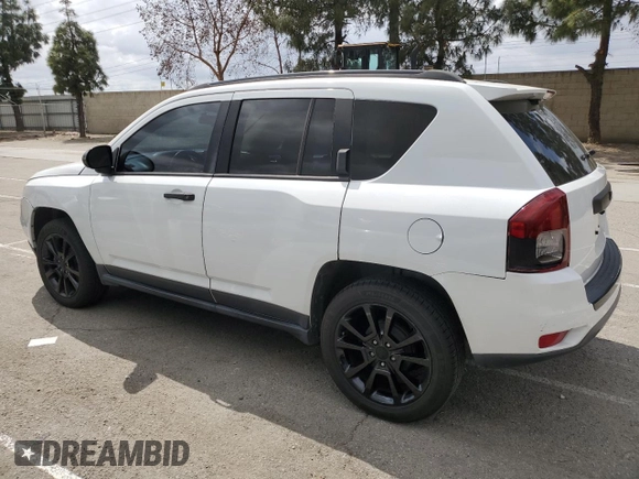 2015 Jeep Compass Sport with VIN 1C4NJCBA9FD203576, listed as a Copart auction lot 50644635 with 142,190 mi miles and Clean Title. Bid and sale history available at carsss.com. Image 2.
