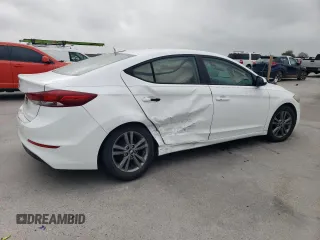 2017 Hyundai Elantra SE with VIN 5NPD84LF4HH115698, listed as a Copart auction lot 51872295 with 53,587 mi miles and Salvage Title. Bid and sale history available at DreamBid. Image 3.