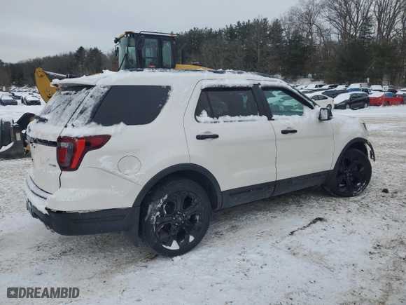 2019 Ford Explorer Sport with VIN 1FM5K8GT4KGA47715, listed as a Copart auction lot 89241375 with 82,147 mi miles and Salvage Title. Bid and sale history available at carsss.com. Image 3.