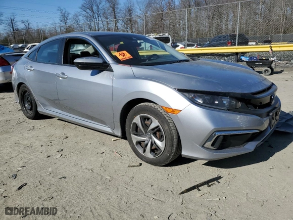 2019 Honda Civic Sedan LX with VIN 2HGFC2F6XKH512728, listed as a Copart auction lot 45934705 with 143,994 mi miles and Salvage Title. Bid and sale history available at carsss.com. Image 4.