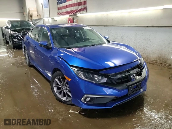 2019 Honda Civic Sedan EX with VIN 19XFC1F31KE017621, listed as a Copart auction lot 50706145 with 99,477 mi miles and Salvage Title. Bid and sale history available at carsss.com. Image 13.