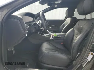 2018 Mercedes-Benz S 63 AMG with VIN WDDUG8JB8JA396370, listed as a Copart auction lot 81920304 with 41,713 mi miles and Salvage title. Bid and sale history available at DreamBid. Image 7.