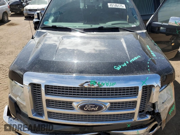 2012 Ford F-150 XL with VIN 1FTFW1ET5CFB35381, listed as a Copart auction lot 49146175 with 117,066 mi miles and Salvage Title. Bid and sale history available at carsss.com. Image 12.
