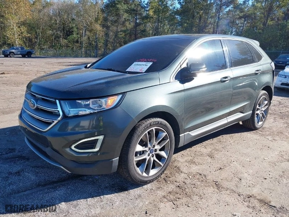 2015 Ford Edge Titanium with VIN 2FMTK4K9XFBC41111, listed as a IAAI auction lot 40880956 with 115,947 mi miles. Bid and sale history available at carsss.com. Image 2.