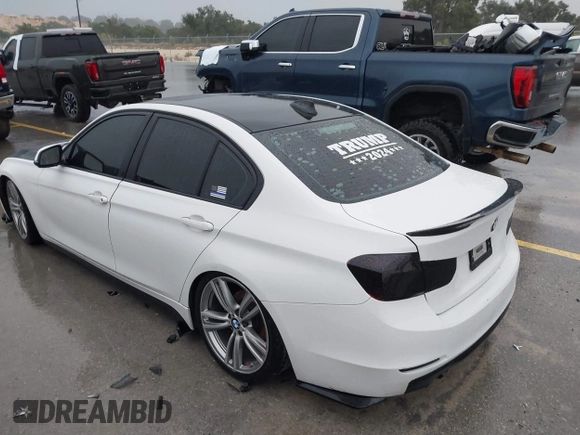 2013 BMW 3 Series 328i with VIN WBA3A5C5XDF356793, listed as a IAAI auction lot 40881444 with 156,178 mi miles. Bid and sale history available at carsss.com. Image 3.