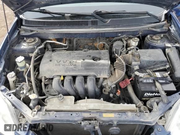 2006 Toyota Matrix STD z VIN 2T1LR30EX6C563460, wystawiony jako Copart lot #43759795 z przebiegiem 121 199 mil mil oraz Szkoda całkowita • Salvage title. Historia ofert i sprzedaży dostępna na DreamBid. Obrazek 11.