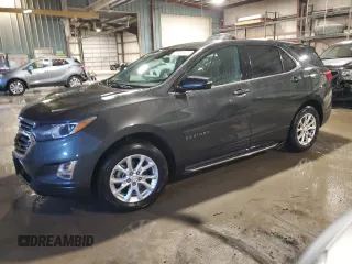 2018 Chevrolet Equinox LT with VIN 2GNAXSEVXJ6206846, listed as a Copart auction lot 46976605 with 76,830 mi miles and Salvage Title. Bid and sale history available at DreamBid. Image 1.