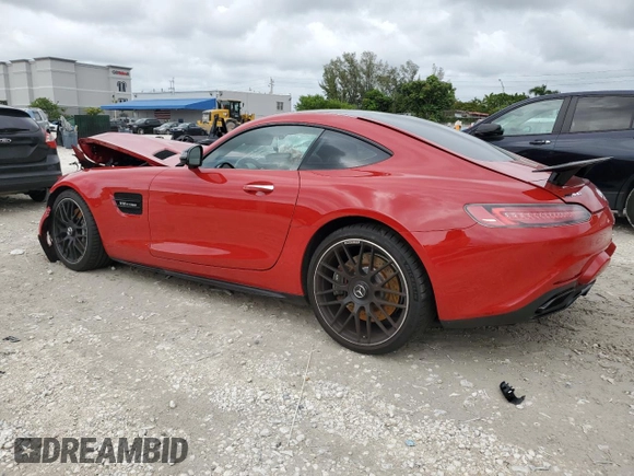 2017 Mercedes-Benz AMG GT AMG GT z VIN WDDYJ7HA9HA012133, wystawiony jako Copart lot #59883265 z przebiegiem Nie podano mil oraz Szkoda całkowita • Salvage title. Historia ofert i sprzedaży dostępna na DreamBid. Obrazek 2.