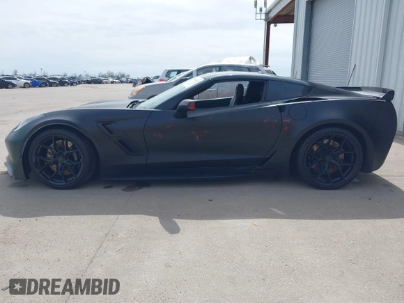 2017 Chevrolet Corvette Grand Sport 2LT with VIN 1G1YY2D70H5105112, listed as a IAAI auction lot 41610621 with 60,283 mi miles. Bid and sale history available at carsss.com. Image 14.