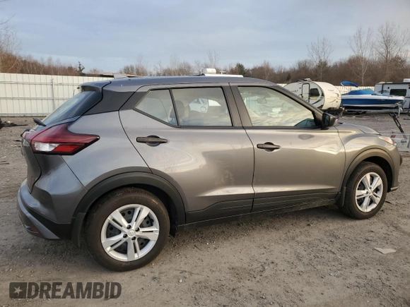 2024 Nissan Kicks S with VIN 3N1CP5BV6RL550465, listed as a Copart auction lot 41500095 with 956 mi miles and Salvage Title. Bid and sale history available at DreamBid. Image 3.