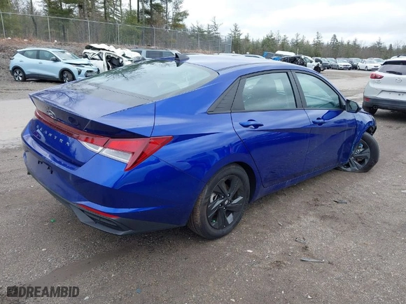 2023 Hyundai Elantra Preferred with VIN KMHLM4AG5PU571390, listed as a IAAI auction lot 41853155 with 11,584 mi miles. Bid and sale history available at carsss.com. Image 4.