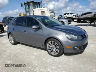 2014 Volkswagen Golf TDI w/Sunroof & Nav z VIN WVWDM7AJ7EW003715, wystawiony jako Copart lot #79524694 z przebiegiem Nie podano mil oraz Szkoda całkowita • Salvage title. Historia ofert i sprzedaży dostępna na DreamBid. Obrazek 4.