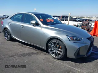 2020 Lexus IS with VIN JTHG81F2XL5043160, listed as a IAAI auction lot 37738891 with 24,607 mi miles. Bid and sale history available at carsss.com. Image 1.
