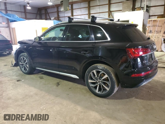 2021 Audi Q5 Premium Plus with VIN WA1BAAFY4M2116329, listed as a Copart auction lot 37738363 with 35,716 mi miles. Bid and sale history available at carsss.com. Image 2.
