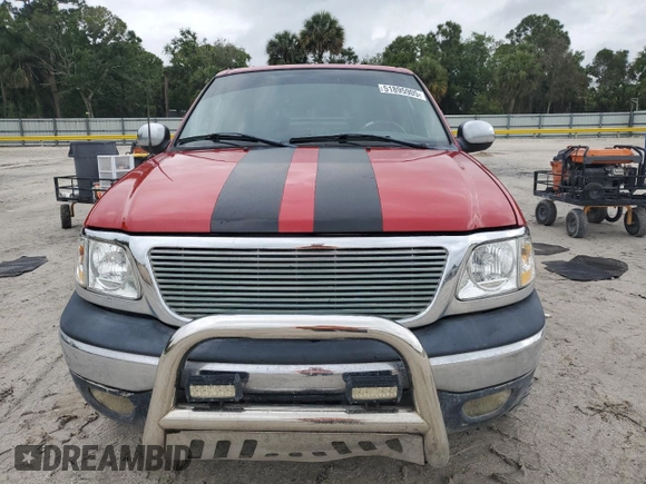 2003 Ford F-150 XLT with VIN 1FTRW07643KB48614, listed as a Copart auction lot 51895905 with 157,290 mi miles and Salvage Title. Bid and sale history available at carsss.com. Image 5.