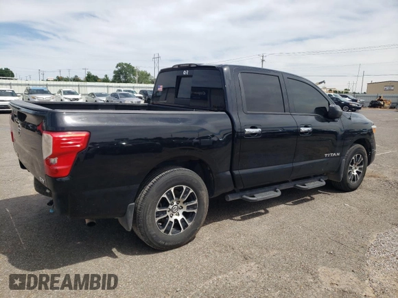 2021 Nissan Titan SV with VIN 1N6AA1EE2MN528429, listed as a Copart auction lot 56388524 with 93,353 mi miles and Salvage Title. Bid and sale history available at DreamBid. Image 3.