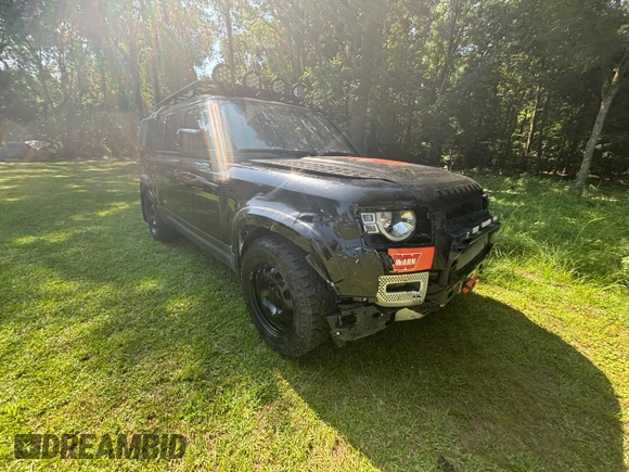 2022 Land Rover Defender S with VIN SALEJ7RX5N2063532, listed as a Copart auction lot 66183175 with 22,966 mi miles and Clean title. Bid and sale history available at DreamBid. Image 1.