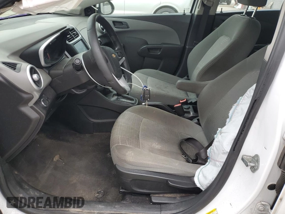 2017 Chevrolet Sonic LT with VIN 1G1JG6SH0H4177229, listed as a Copart auction lot 58264135 with 120,953 mi miles and Salvage title. Bid and sale history available at DreamBid. Image 7.