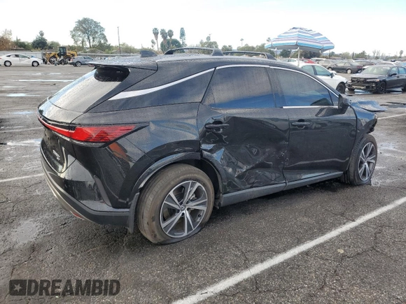 2023 Lexus RX with VIN 2T2BBMCA5PC002160, listed as a Copart auction lot 89217365 with 0 mi miles and Salvage Title. Bid and sale history available at carsss.com. Image 3.