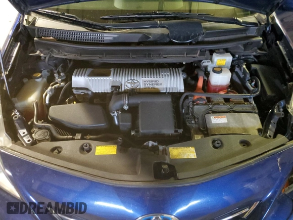2012 Toyota Prius Two with VIN JTDZN3EU8C3160247, listed as a Copart auction lot 85149854 with 212,932 mi miles and Salvage Title. Bid and sale history available at DreamBid. Image 12.