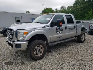 2014 Ford F-250 XL with VIN 1FT7W2B66EEA95457, listed as a Copart auction lot 59625155 with 118,040 mi miles and Salvage title. Bid and sale history available at DreamBid. Image 1.