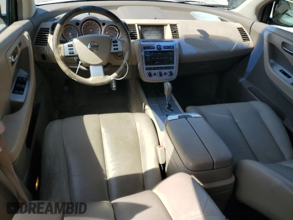 2006 Nissan Murano SL with VIN JN8AZ08T76W425816, listed as a Copart auction lot 47011795 with 254,473 mi miles and Salvage Title. Bid and sale history available at DreamBid. Image 8.
