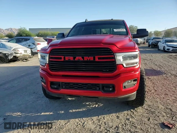 2021 Ram 2500 Laramie with VIN 3C6UR5FL6MG594415, listed as a Copart auction lot 75333454 with 63,082 mi miles and Salvage Title. Bid and sale history available at carsss.com. Image 13.