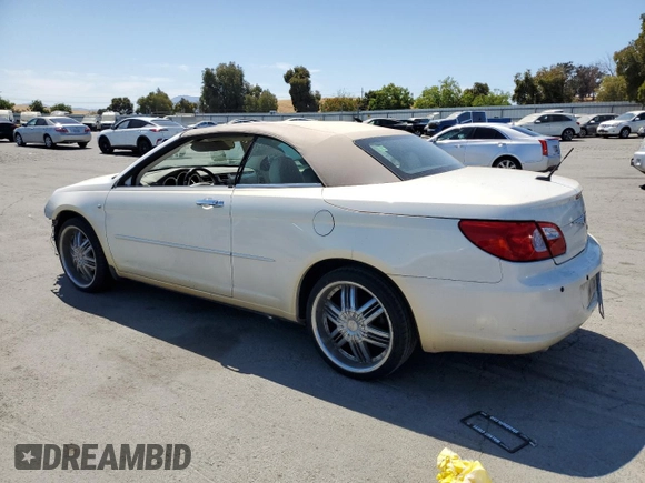 2008 Chrysler Sebring Limited with VIN 1C3LC65M58N692617, listed as a Copart auction lot 65540345 with 30,603 mi miles and Salvage title. Bid and sale history available at DreamBid. Image 2.