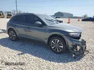 2024 Audi Q5 S line Premium with VIN WA1GAAFY4R2101908, listed as a Copart auction lot 48776875 with 5,471 mi miles and Salvage Title. Bid and sale history available at carsss.com. Image 4.