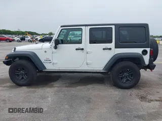 2018 Jeep Wrangler Unlimited Sport S with VIN 1C4BJWDG7JL895132, listed as a IAAI auction lot 42435993 with 71,394 mi miles and . Bid and sale history available at DreamBid. Image 14.