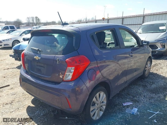 2017 Chevrolet Spark LT with VIN KL8CD6SA6HC714860, listed as a IAAI auction lot 41710670 with 180,550 mi miles. Bid and sale history available at carsss.com. Image 4.