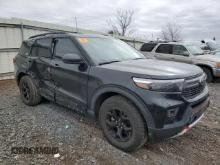 2022 Ford Explorer Timberline with VIN 1FMSK8JH1NGA75256, listed as a Copart auction lot 47880845 with 26,724 mi miles and Salvage Title. Bid and sale history available at carsss.com. Image 4.