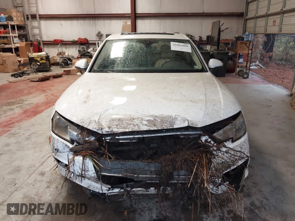 2017 Audi A4 Premium with VIN WAUGNAF40HN007638, listed as a IAAI auction lot 41069009 with 79,951 mi miles. Bid and sale history available at carsss.com. Image 12.